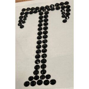 Recollections Halloween Bling Rhinestone Gem Embellishment Letter T 353831